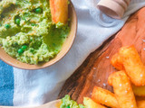Green peas Miso hummus