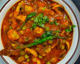 मटर मशरूम की मसालेदार सब्जी रेसिपी चरण 9 फोटो