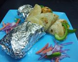 A picture of step 4 of Veggie Rolls.