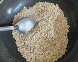 A picture of step 1 of OATS DAL BAATI (VEGAN).