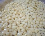 A picture of step 4 of Bondi chana chaat.