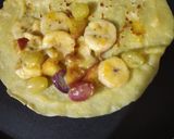A picture of step 3 of Mango Chilla Sandwich.