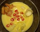 Fruit custard pudding recipe step 4 photo