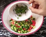 A picture of step 3 of Chana Salsa.