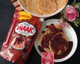 Foto langkah ke 9 dari resep Roti Maryam Topping Kental Manis Dan Meises.