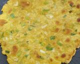 A picture of step 6 of Green onion paratha.