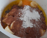 Foto del paso 1 de la receta: Banana bread de avena con chocolate, almendras y nueces