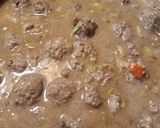 A picture of step 5 of Buttermilk Meatballs in Gravy.
