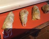 A picture of step 6 of California Farm Leftover Duck or Turkey Cabbage Roll Soup.