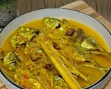 Gambar langkah 5 resipi Ampap Ikan Basung.