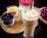 A picture of step 3 of Sattu Smoothie.