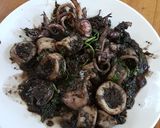 Foto langkah ke 7 dari resep 4. Cumi Hitam Pedas.