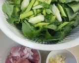 A picture of step 1 of Pad See Ew with Wide Rice Noodles.