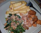 Foto langkah ke 7 dari resep Chicken Mushroom Spinach with Creamy Sauce.