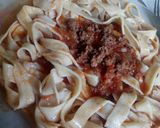 Foto del paso 7 de la receta: Fideos caseros con salsa ❤