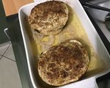 Une image de l'étape 13 de Aubergine italienne farcie au poulet haché et poivron vert.