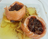 Foto del paso 18 de la receta: Nidos de salmón al horno con cebolla caramelizada