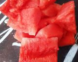 Une image de l'étape 1 de Granité pastèque 🍉 # juillet.
