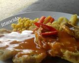 Foto langkah ke 6 dari resep Steak tempe crispy saos sederhana rasa luar biasa.