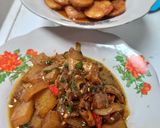Foto langkah ke 3 dari resep Oseng Kikil Pedas.