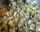 A picture of step 8 of Egg Salad with some extras.