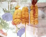 A picture of step 12 of Potato Spiral French Fries.