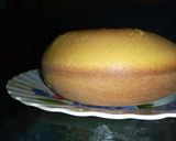 A picture of step 7 of Mango flavour cake.