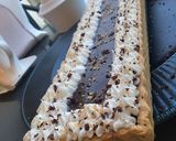 Une image de l'étape 11 de Tarte choco-noisette.