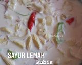 Gambar langkah 5 resipi Sayur Lemak Kubis.