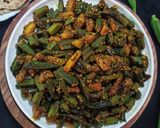 ભીંડા બટાકાનું શાક (Bhindi Aloo Sabji Recipe in Gujarati) રેસીપી સ્ટેપ8ફોટો