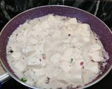 A picture of step 3 of Sauteed creamy paneer.
