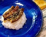 Hình bước làm 4 của món Cơm Lươn Sốt Teriyaki😍👩🏻‍🍳