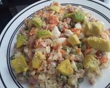 Foto del paso 8 de la receta: Ensalada rusa a mi manera... 🥙🥗🥚🍳🧀🥓🥕🥑🥗🥙