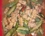 Foto langkah ke 5 dari resep Tauco terong hijau pedas.