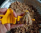 A picture of step 3 of Sugarfree Dryfruit Modak.