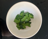A picture of step 1 of Green Curry with Pork Balls.