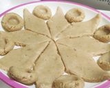 A picture of step 11 of Kaju Katli.