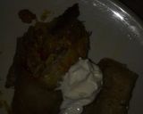 A picture of step 1 of Simple fried shawarma.