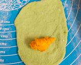 Foto langkah ke 5 dari resep Roti Pandan Empuk Tanpa Ulen Tanpa Telur.