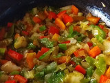 Pescado al horno con vegetales
