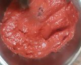 A picture of step 3 of Paneer kaleji.