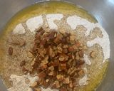 A picture of step 3 of Oats Rava ladoo.