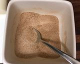 A picture of step 5 of Leche Frita.