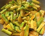 A picture of step 4 of Jhinge Posto / Ridge Gourd in Poppy Mustard Sauce.