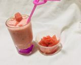 A picture of step 2 of Water melon smoothie🍉🥛.