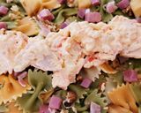 Foto del paso 4 de la receta: Ensalada de pasta con mozzarella y sardinillas