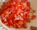 A picture of step 2 of Varat special, poory bhaji, chattny, makhany ki kher.