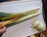A picture of step 1 of Creamy leek and potato soup.