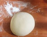 Hình bước làm 1 của món Custard buns