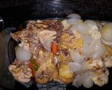 Foto del paso 9 de la receta Escabeche de gallina acompañado con yuca